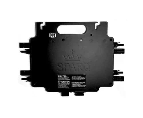 Jio SPARQ microinverter — supplied product photo